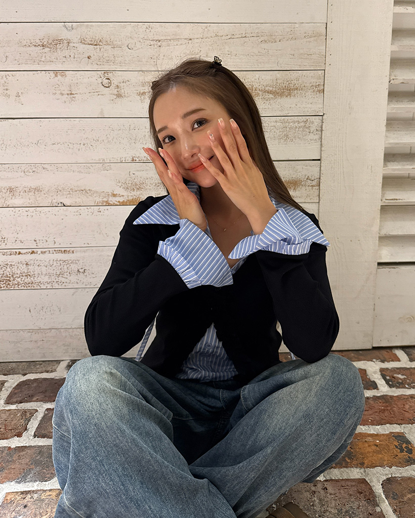 シャツレイヤードカーディガン | ファッション通販サイト NUGU