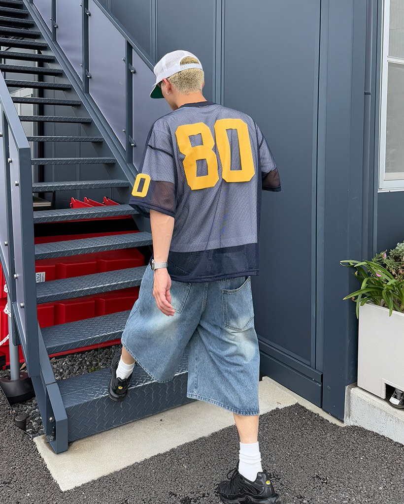 ナンバーメッシュ半袖Tシャツ | ファッション通販サイト NUGU