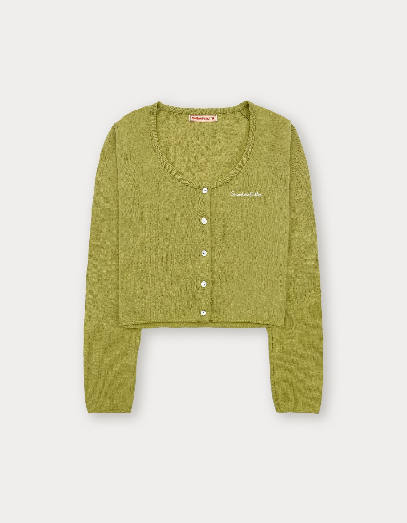 [28日10時販売終了]Essential Cotton Cardigan_Olive