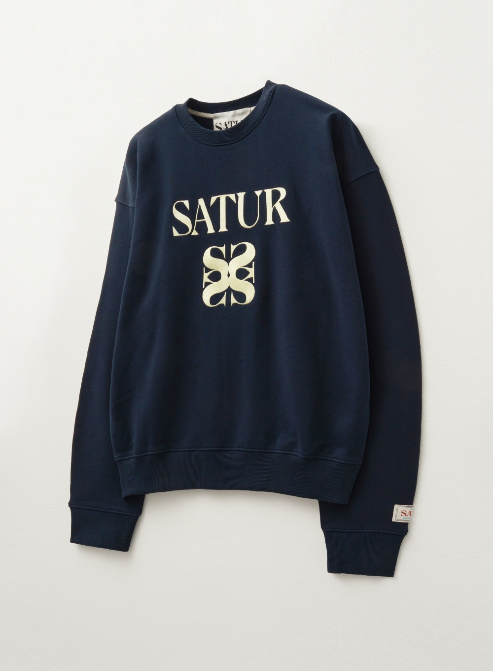 ★SATUR★Classic Logo Basic Sweat Shirt★送料・関税込★ Influencer pick] Classic Logo Sweatshirt - Classic Black