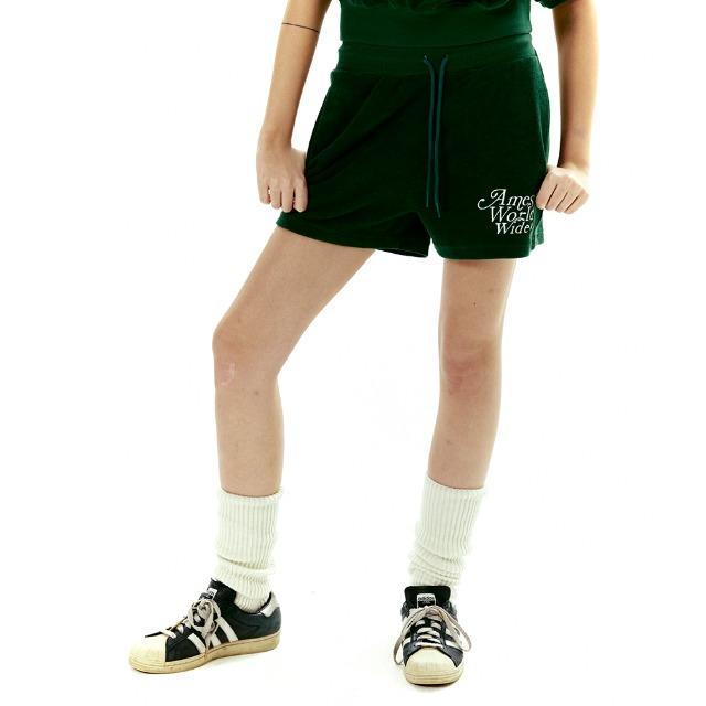 [単独最安値]TERRY SIGNATURE LOGO SHORTS GREEN
