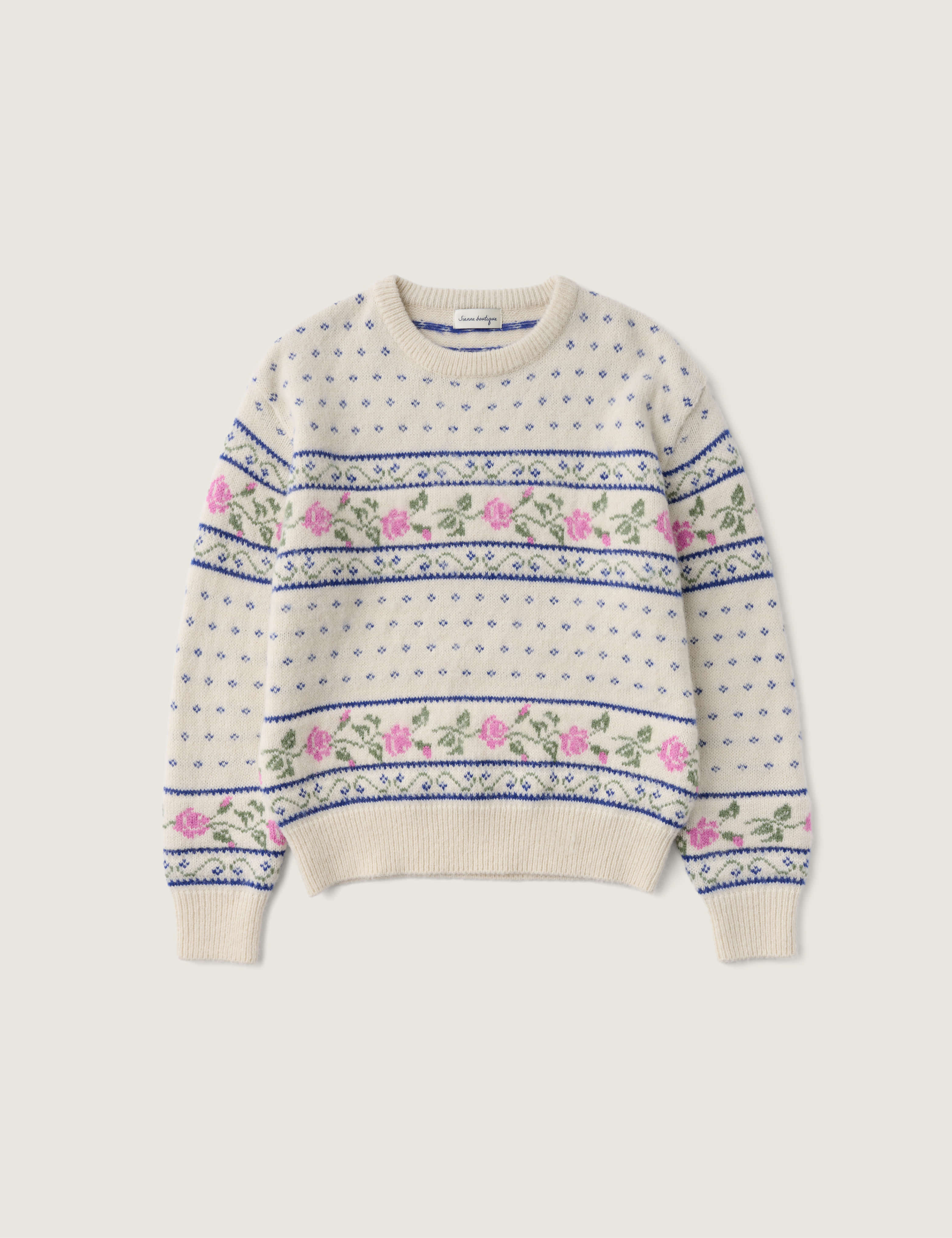 【購入特典】[kaorin x SIENNE] Rose Alpaca Knit (Cream)
