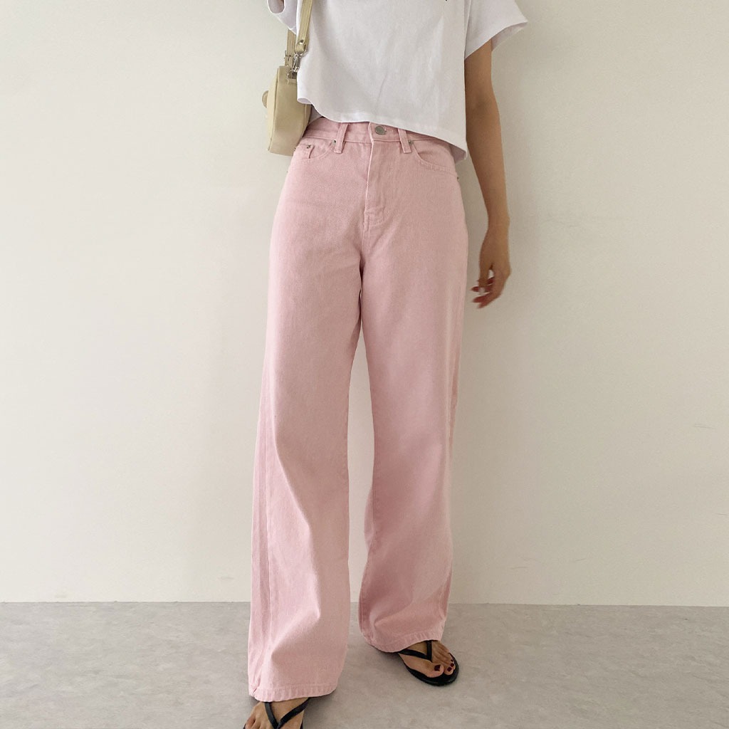 dying denim pants NUGU