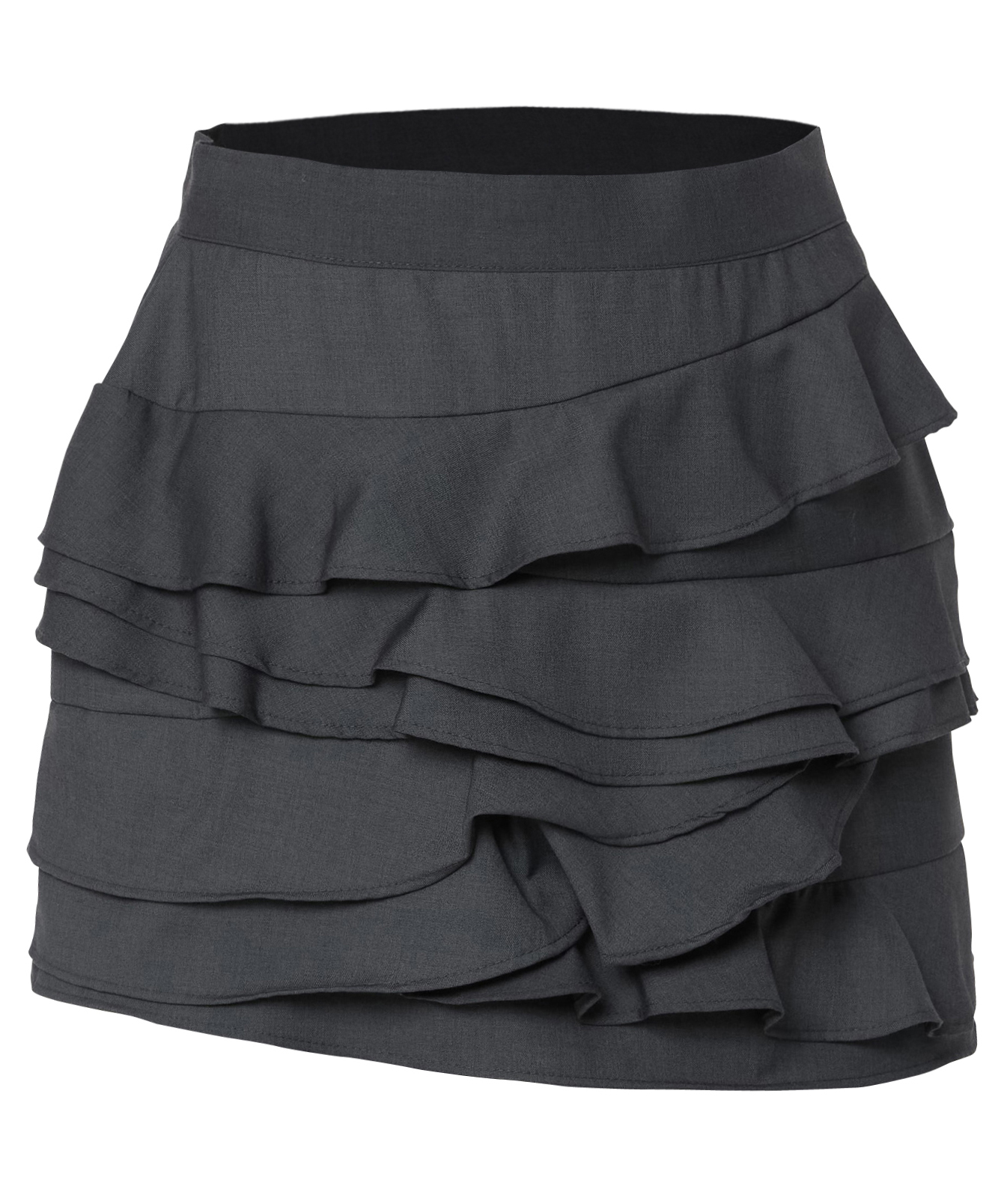●FLARE UP● Faye Frill Mini Skirt FL-247 (2色) Faye Frill Mini Skirt (FL-247_Charcoal) | ファッション通販