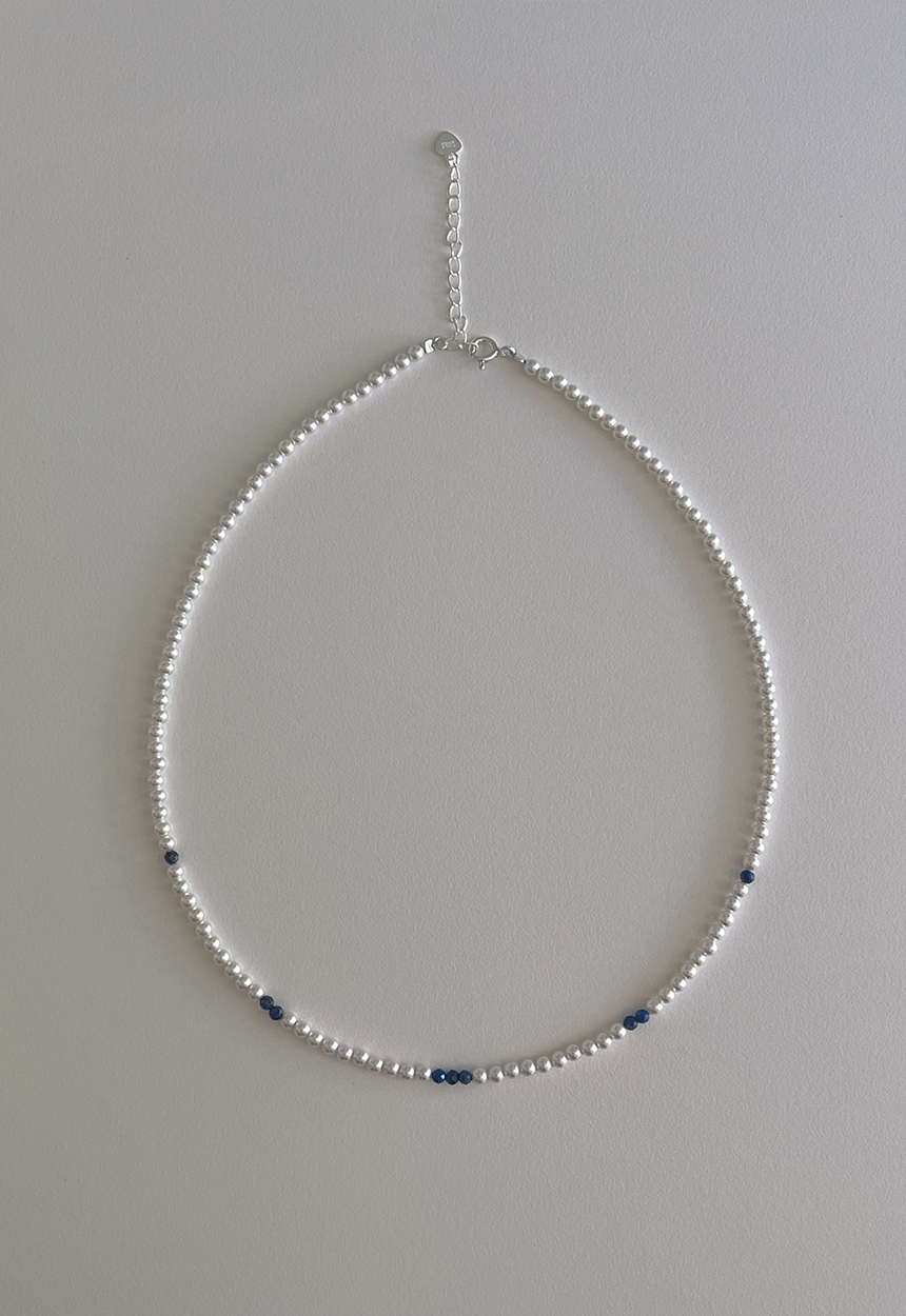 シルバー925]スワロフスキーパールネックレス | ファッション通販
