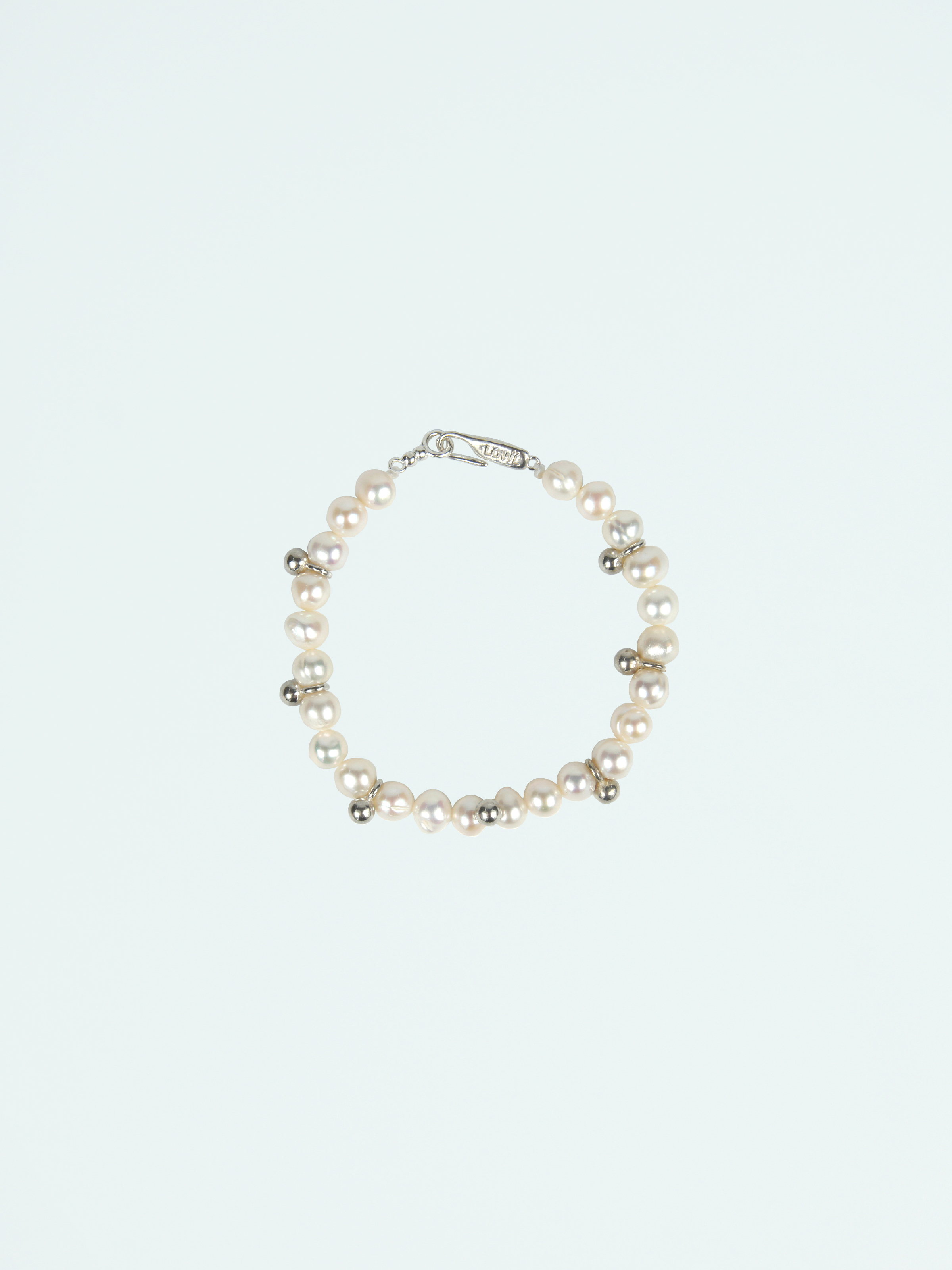 Dew pearl silver bracelet