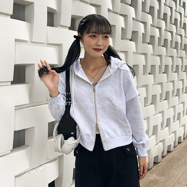 クロップド2wayパーカー | ファッション通販サイト NUGU