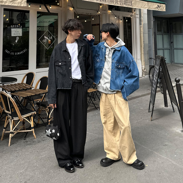 セミクロップカットデニムジャケット | ファッション通販サイト NUGU