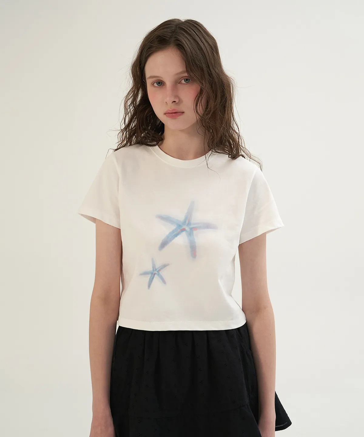 Starfish Crop Top - Blue Starfish