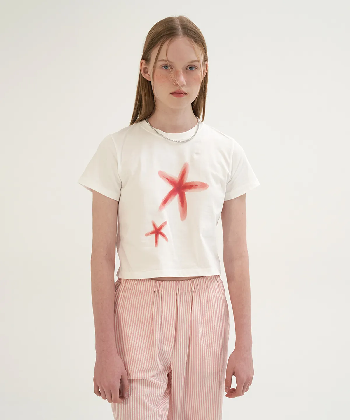 Starfish Crop Top - Red Starfish