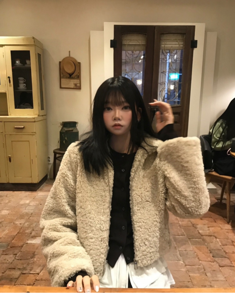 nugu アウター high neck fur zip-up (3color) | ファッション通販サイト NUGU