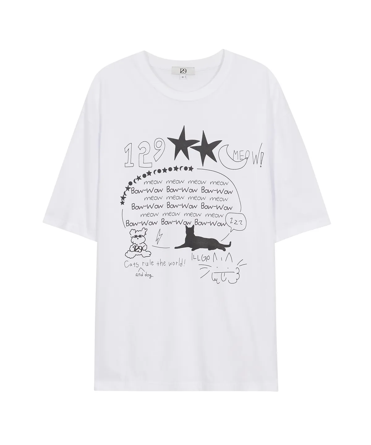 129 BOW-WOW OVERFIT T-SHIRT WHITE