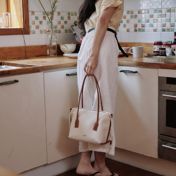 FOLNUA MINI PICNIC BAG BROWN - CANVAS | ファッション通販