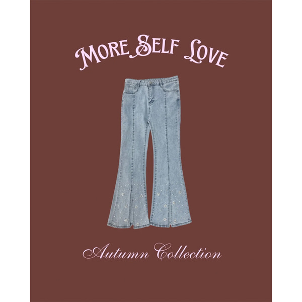 ビーズフラワーデニム | ファッション通販サイト NUGU