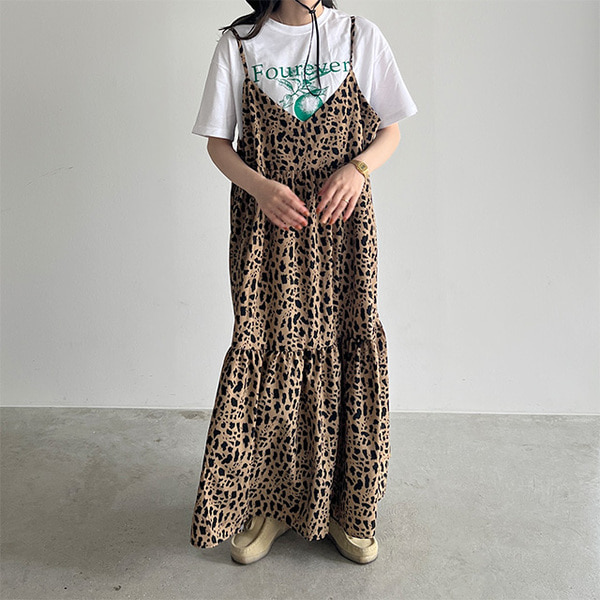 レオパードロングワンピース | ファッション通販サイト NUGU