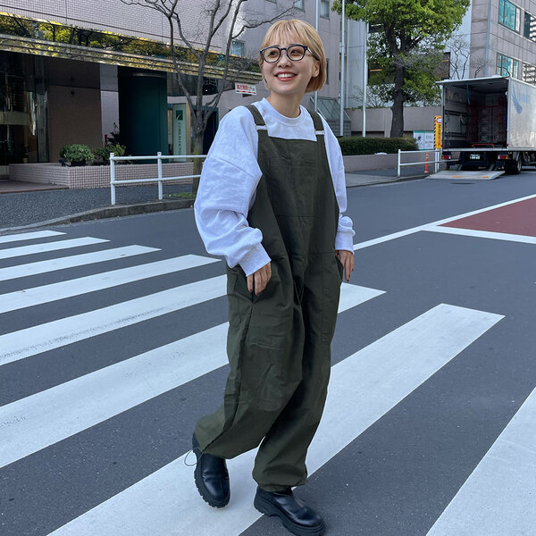 ナイロンオーバーオールパンツ | ファッション通販サイト NUGU