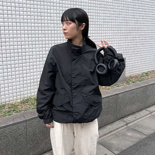 ユニセックス）ハイネックウィンドブレーカー | ファッション