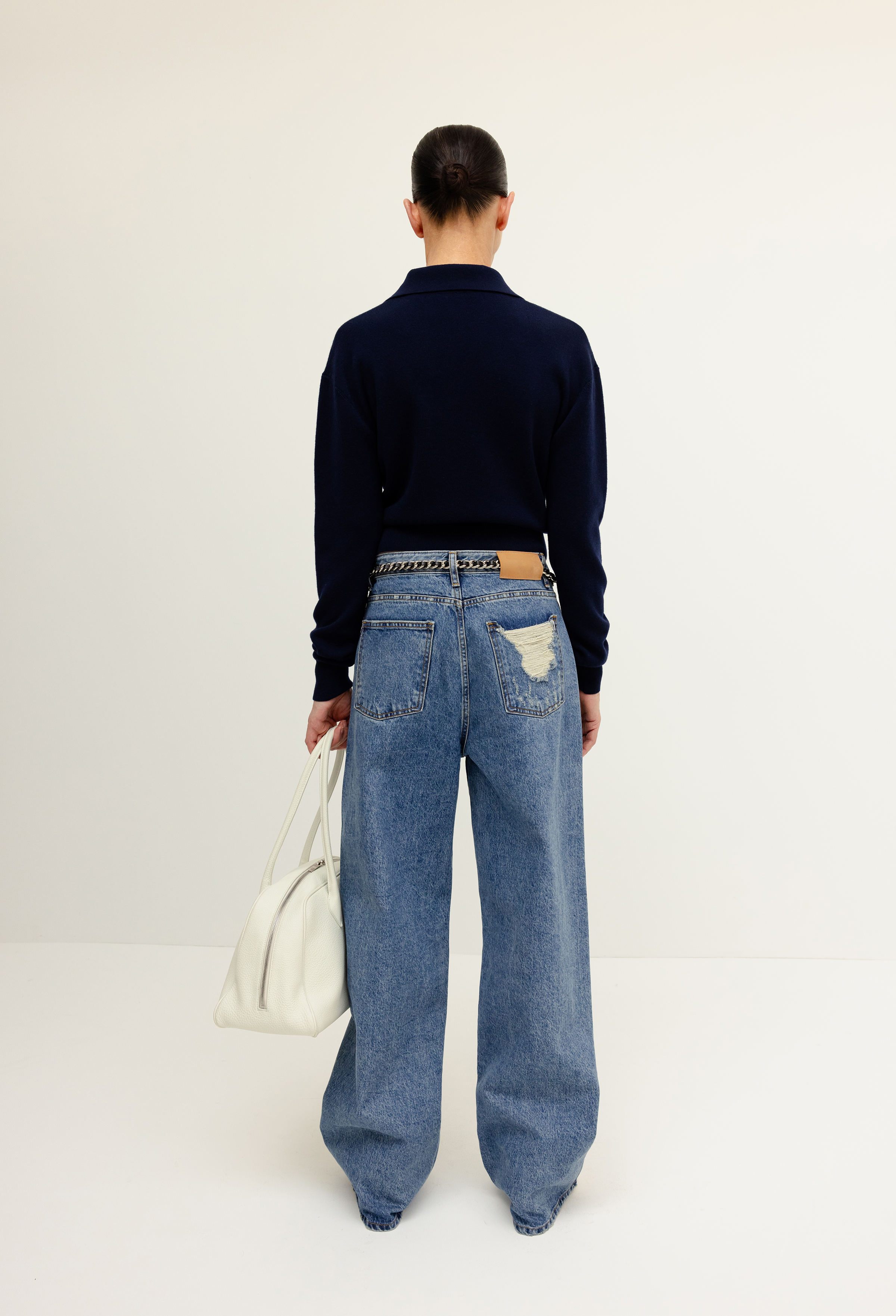 731 Seam Detail Denim Jeans Blue | ファッション通販サイト NUGU