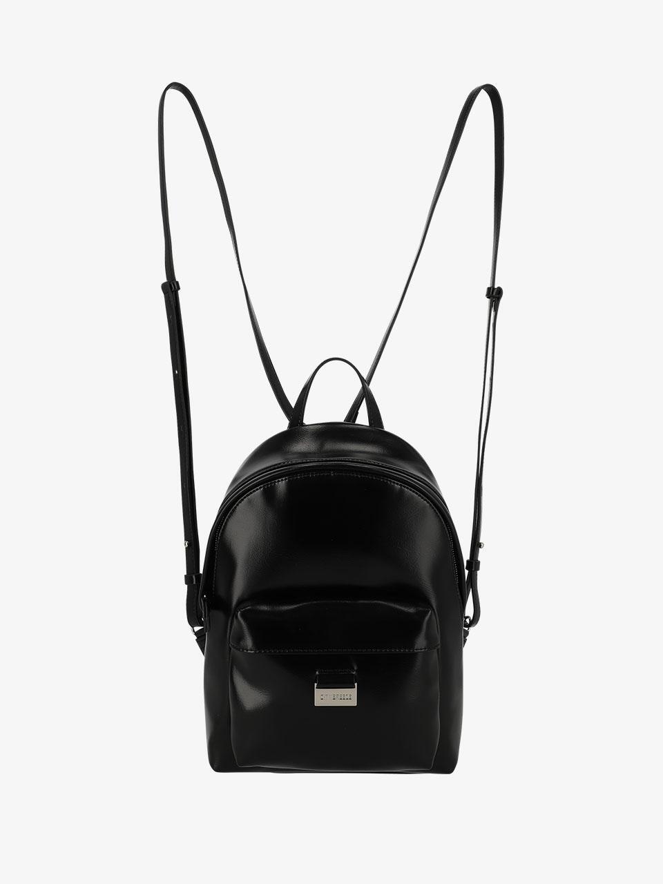 【citybreeze】バッグ City Diagonal Zipper Mini Backpack CTH2) City Diagonal Zipper Mini Backpack-BLACK