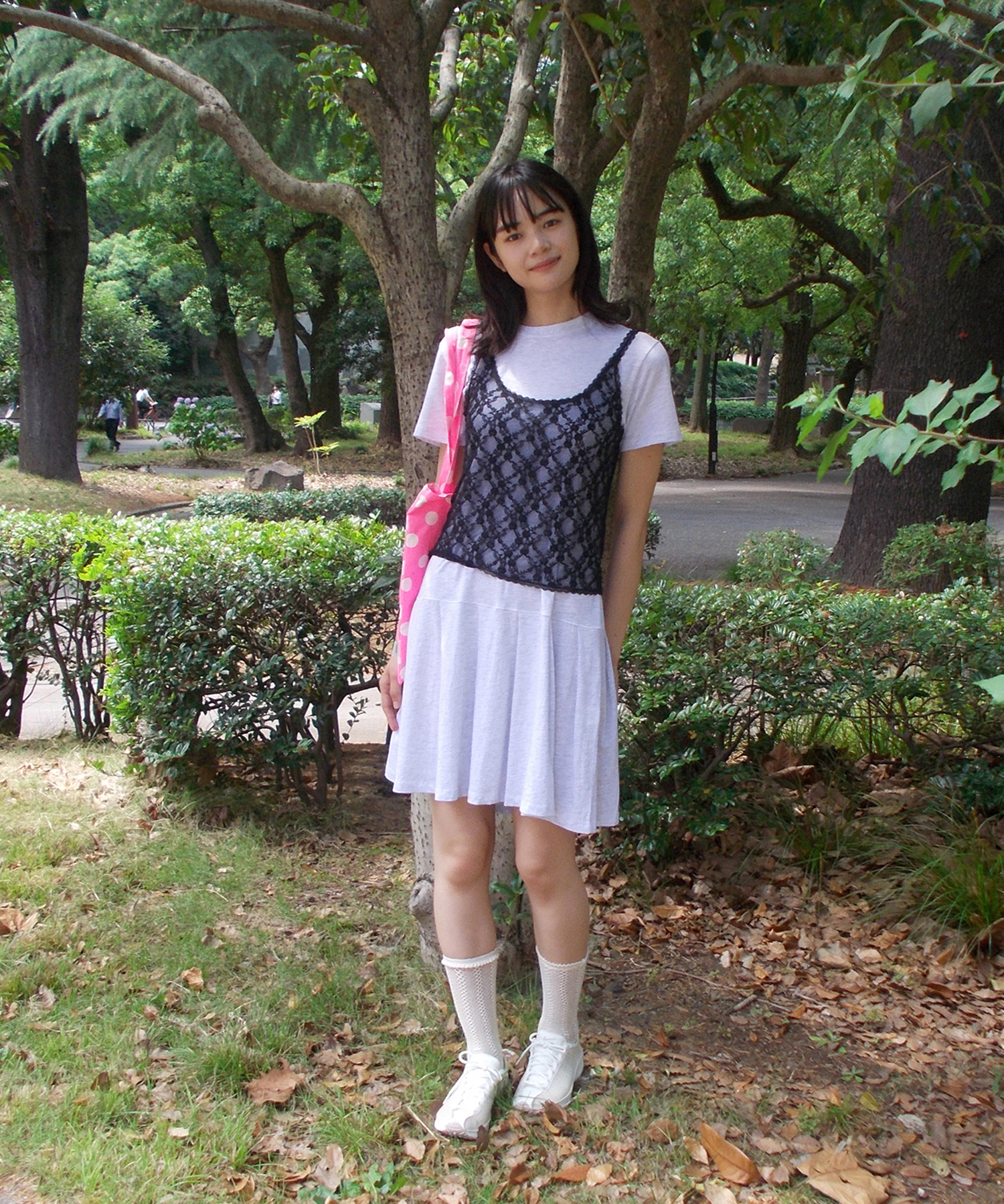 JERSEY PLEATS DRESS SPECK | ファッション通販サイト NUGU