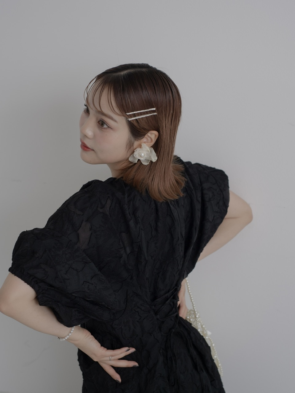 販売終了】【オケージョン/結婚式】ジャガードドレス | ファッション