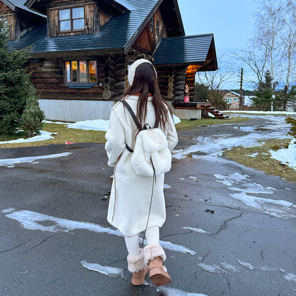 最終値下‼️UNKOWN ムートン　リバーシブル　コート NO ID. ムートンジャケット ムートンコート ラムベジタブル