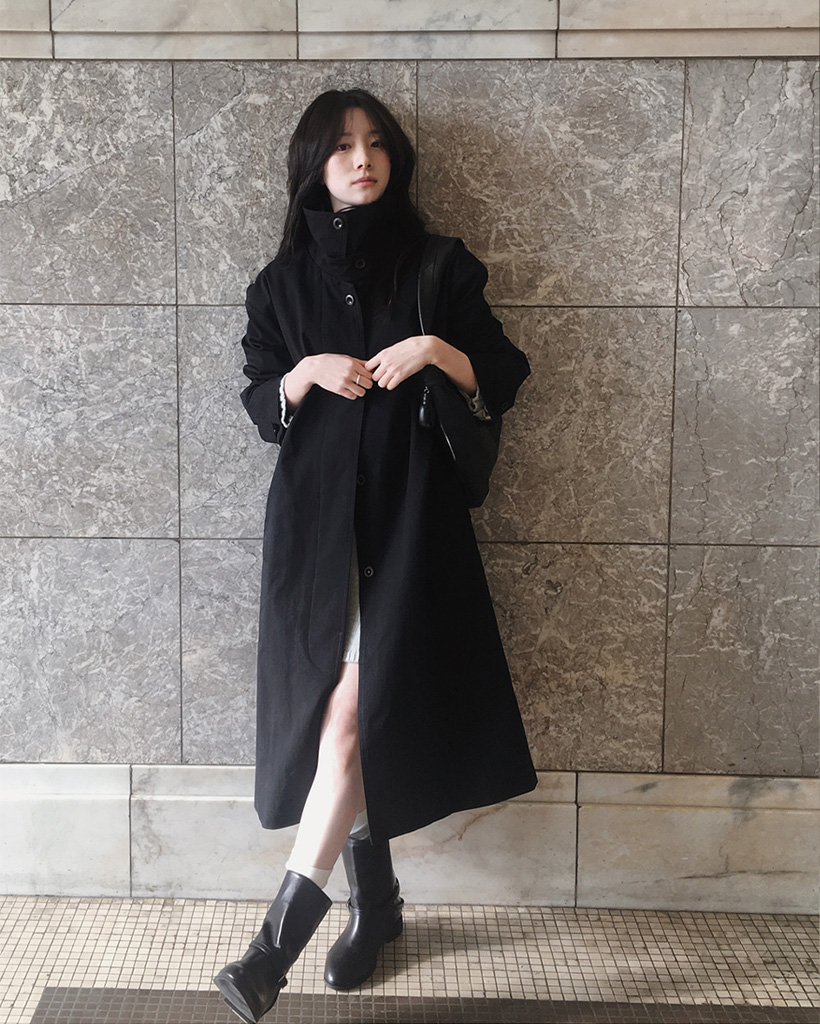 SLOWMADE.ハイネックトレンチコート | ファッション通販サイト NUGU