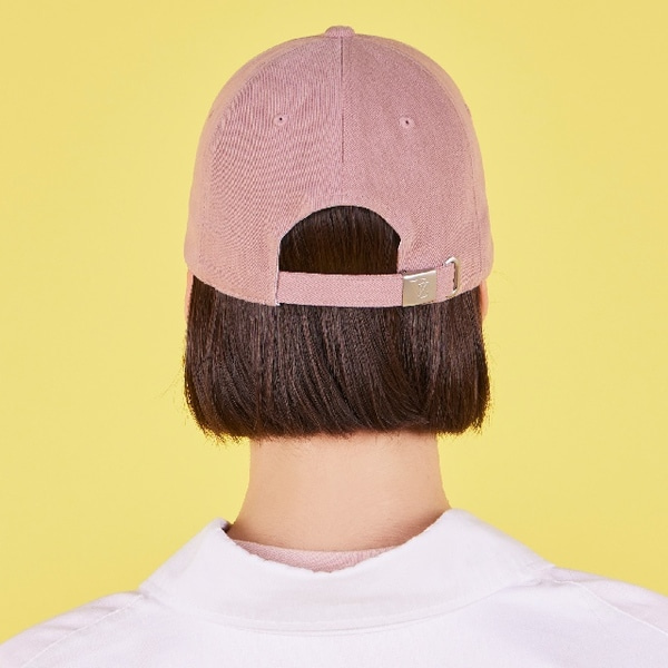 ★【VARZAR】★Monogram Applique Over Fit Washing Ball Ca.p★ MUSINSA | VARZAR Monogram Applique Overfit Washing Ball Cap Pink