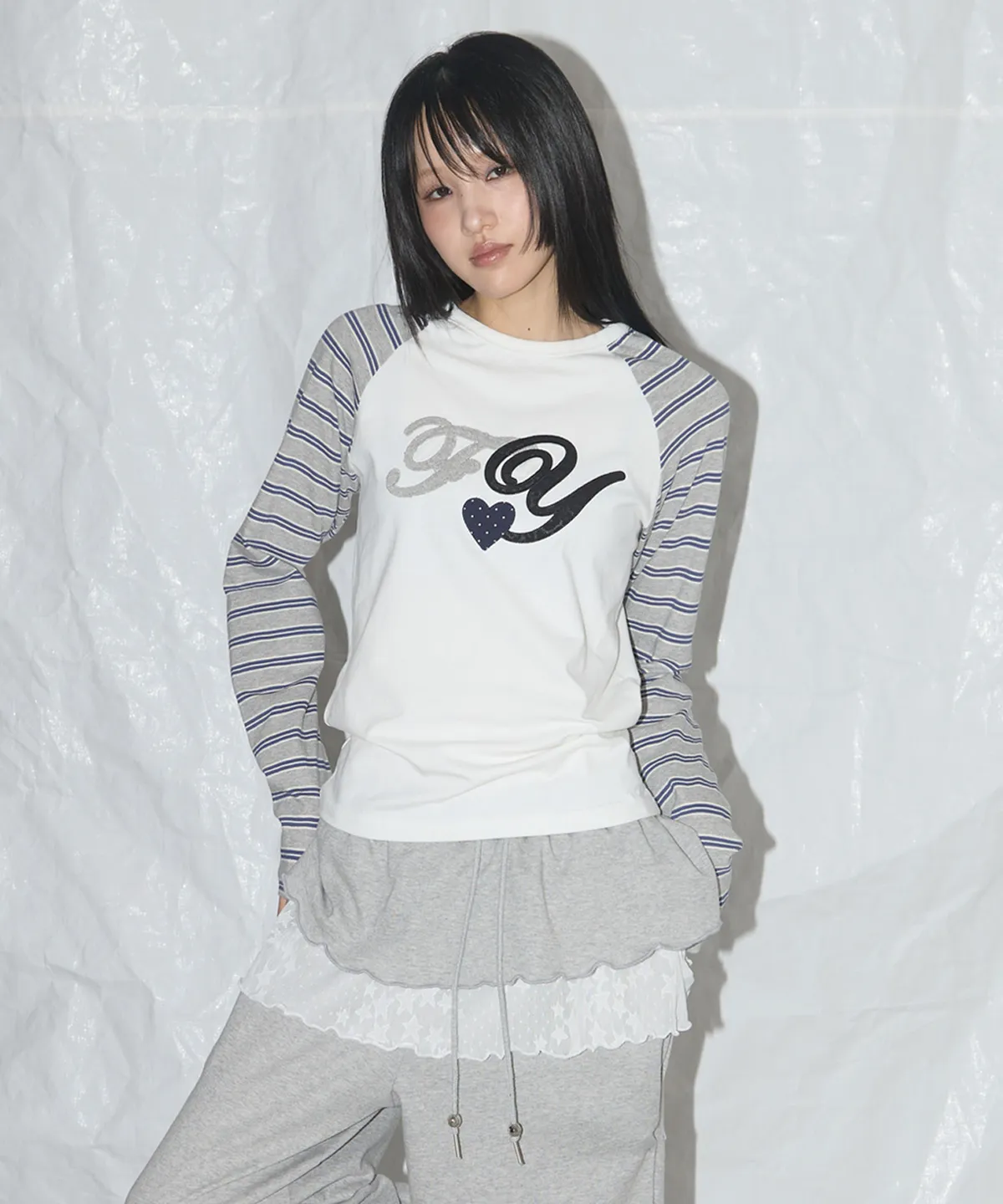 ◆NASTY FANCY CLUB◆ I LOVE FY TEE (GRAY) F25QB102 FANCY CLUB – SellerWork