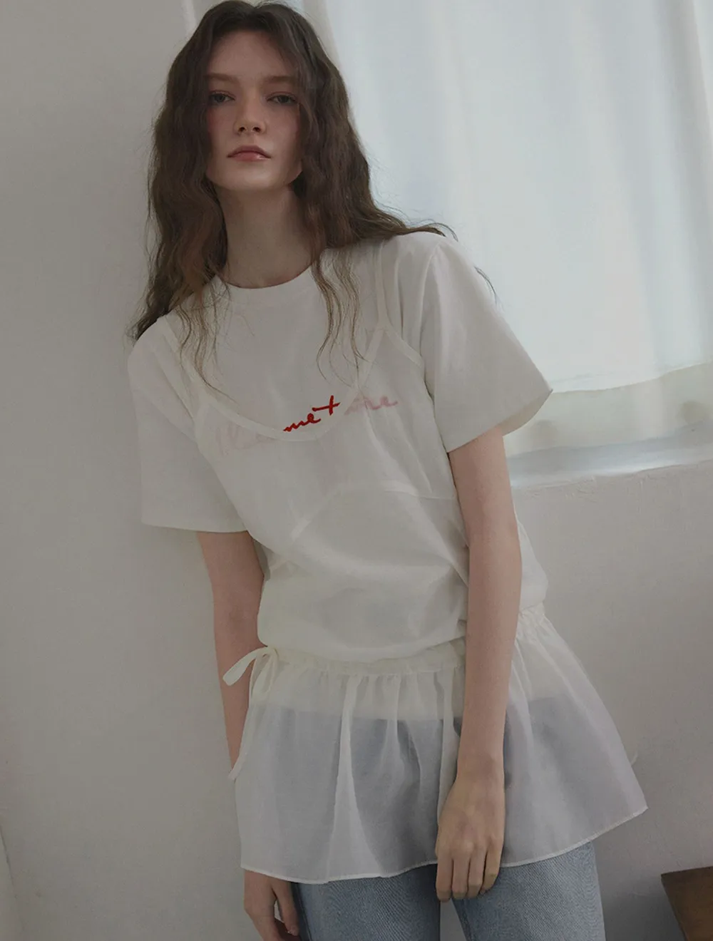 Ruby Layered See Through One Piece Dress