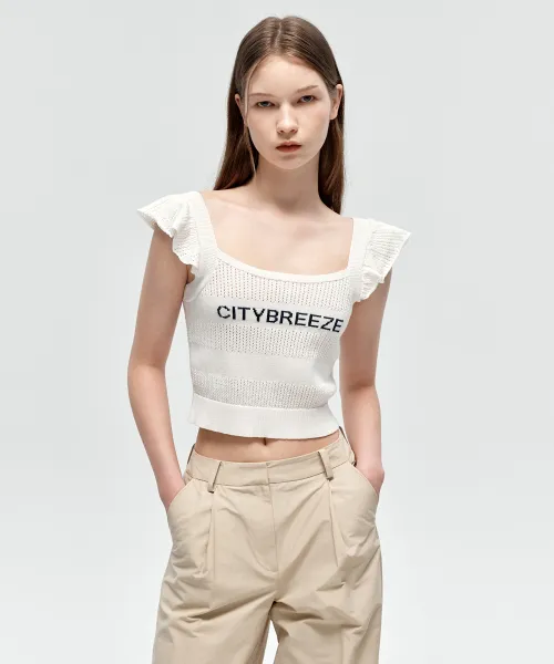 [CITYBREEZE] CITY LOGO SLEEVELESS CROP TOP /追跡付 CITYBREEZE | ファッション通販サイト NUGU