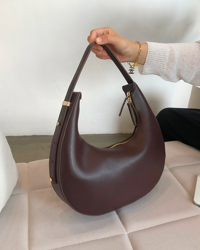 ハーフムーンショルダーバッグ (5色) | ファッション通販サイト NUGU