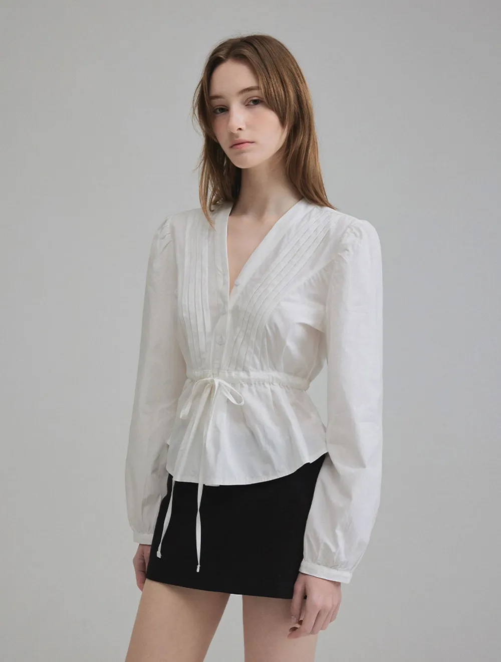 Pae Pintuck Line Blouse
