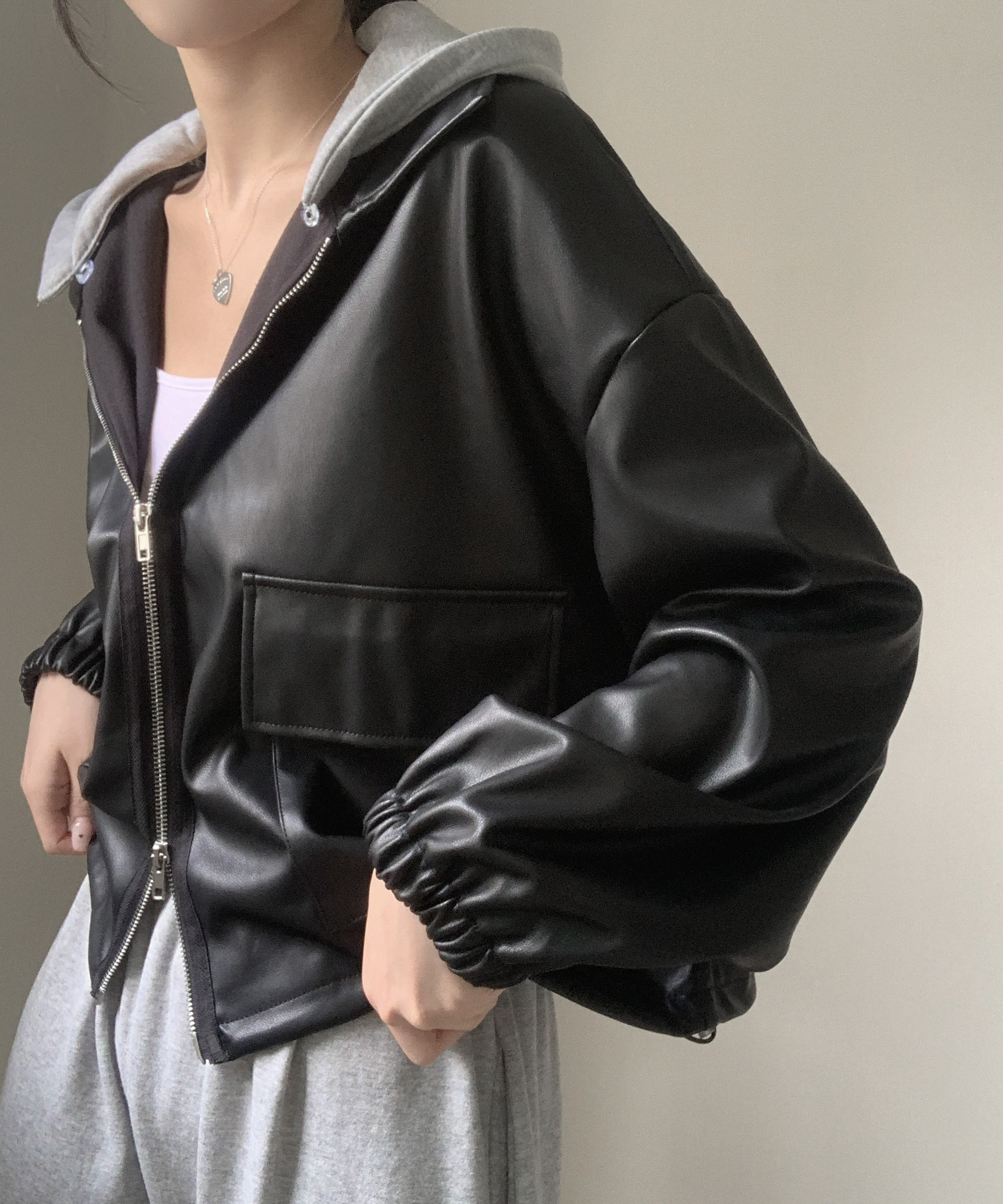 ロエン 蛇革&鹿革   ショートジャケット ロエン 蛇革&鹿革 ショートジャケット