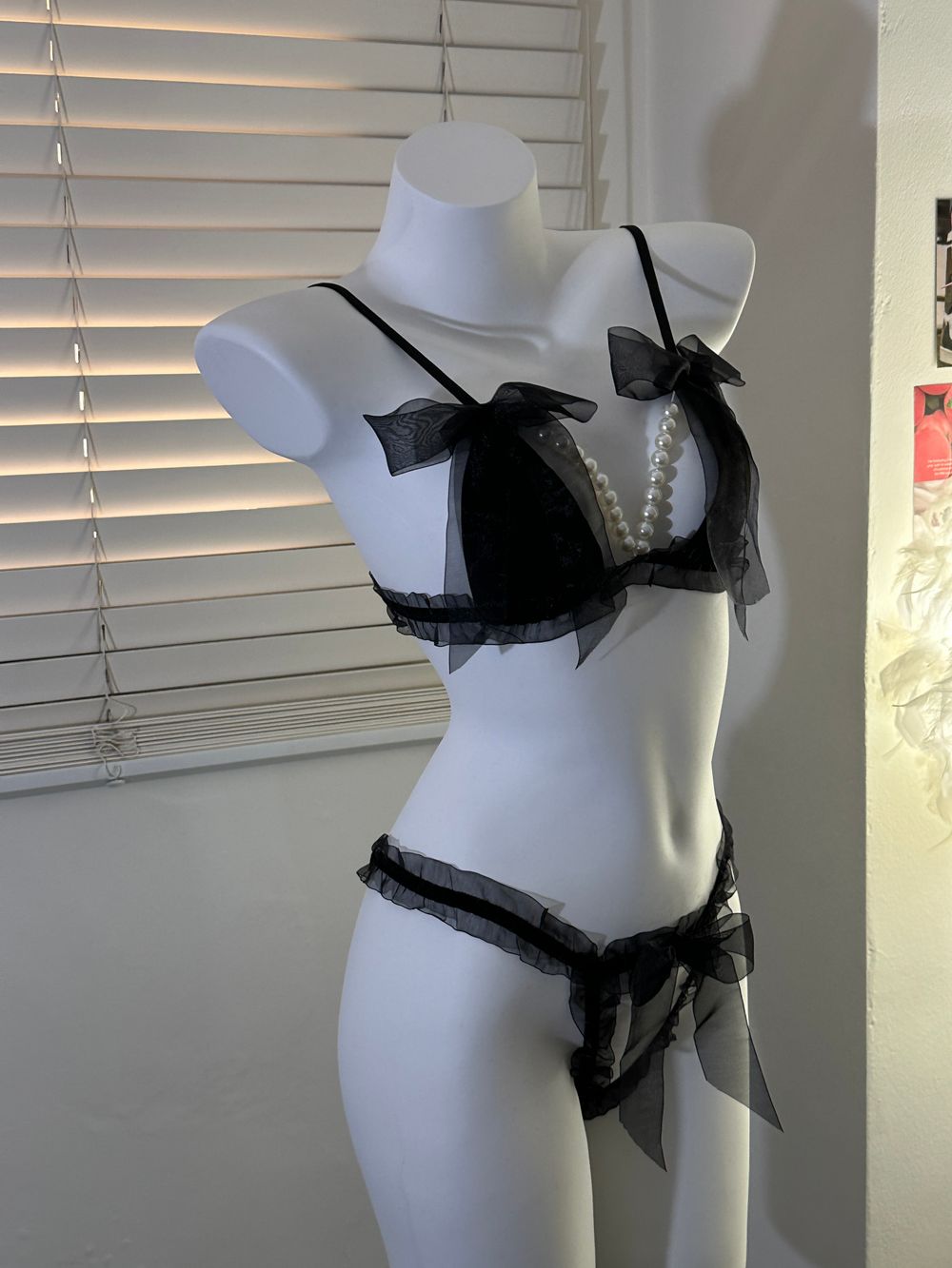 パールリボンブラセット