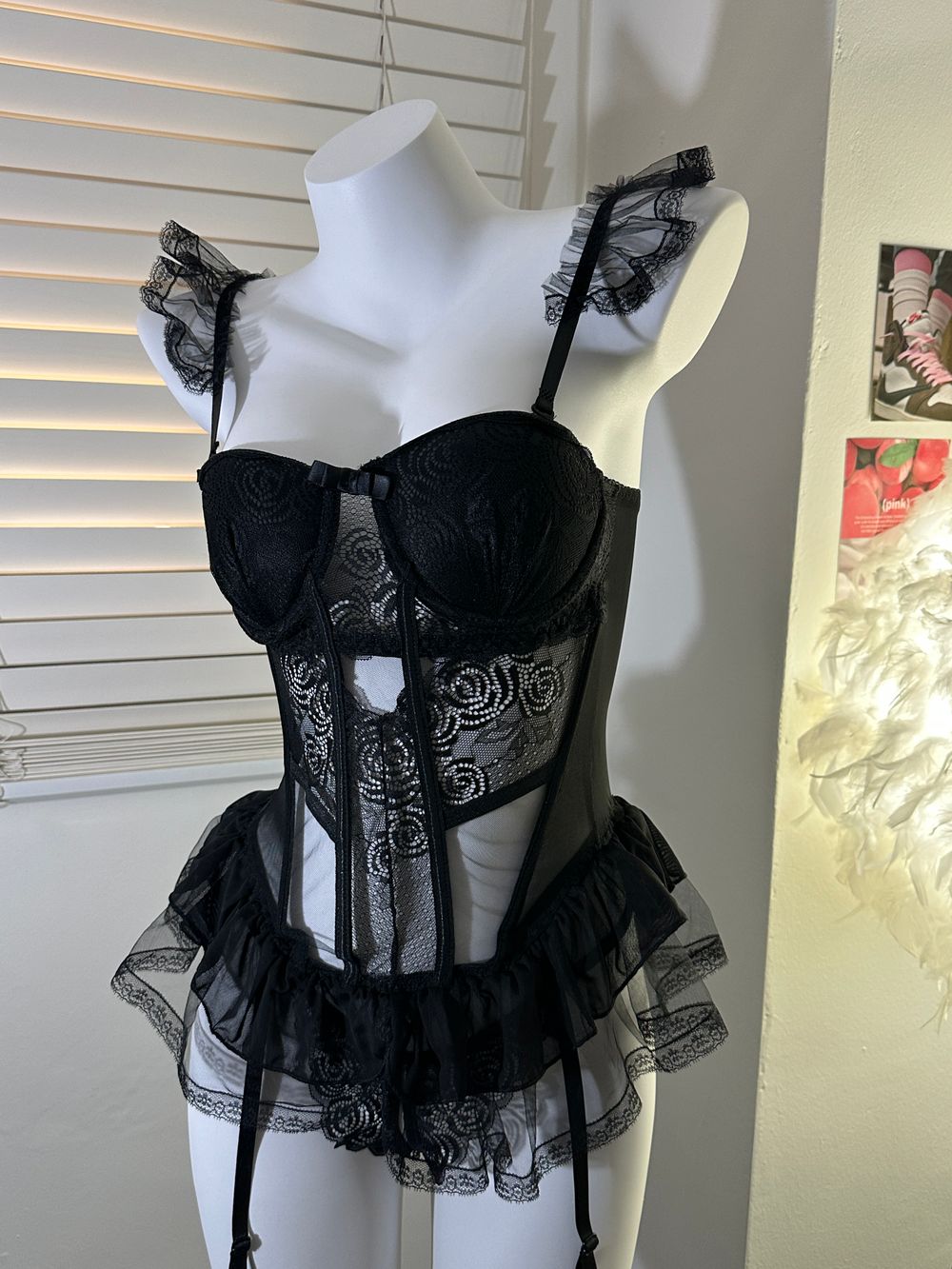 ガーターベルトSET]ラブリーコルセットセット | ファッション通販