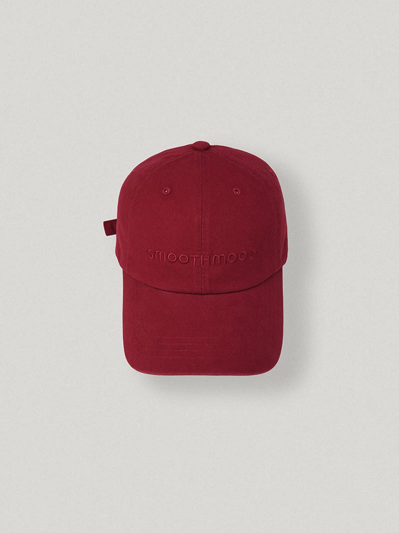 Red Bold Logo Ball Cap