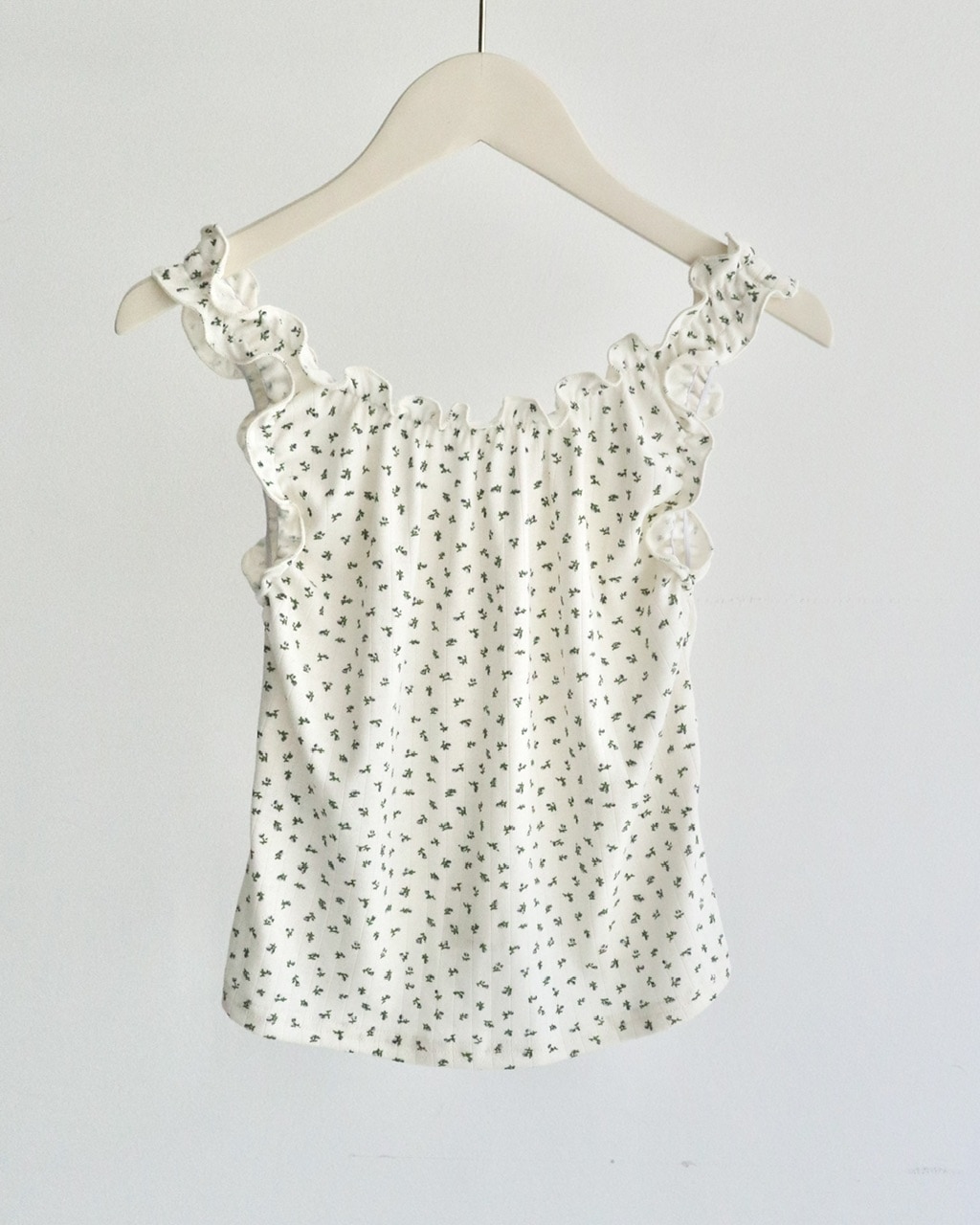 45r 小花柄 ガーゼタンクトップ コットン 45r 小花柄 ガーゼタンクトップ コットン 花柄タンクトップ