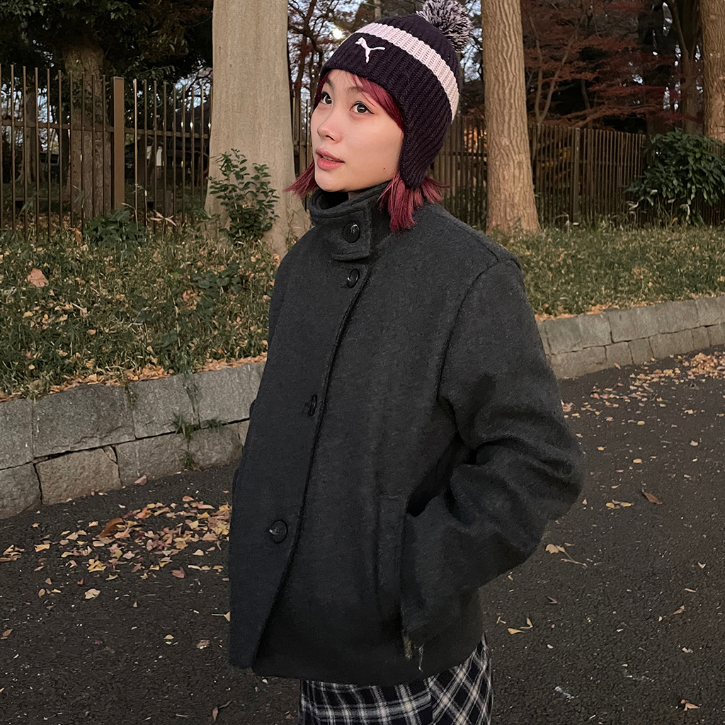 ハイネックショートコート | ファッション通販サイト NUGU