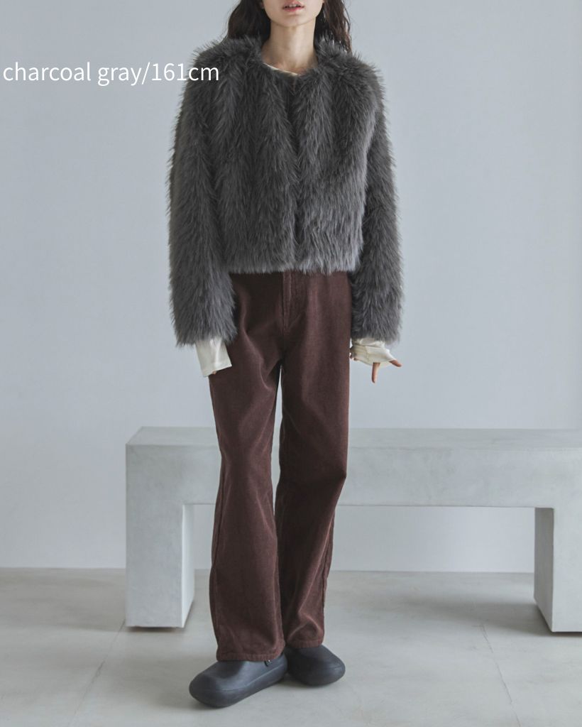 エムズグレイシー　フェイクファー　ショート　コート M'S GRACY 2024 A/W Collection | msgracy