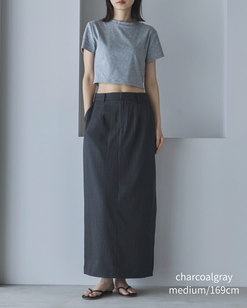 A Oページ セットアップ可】スラックスナロースカート | ファッション通販サイト NUGU
