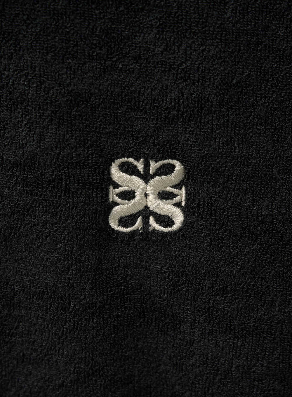 W) Lawton Terry Pique Polo T-Shirt - Black | ファッション