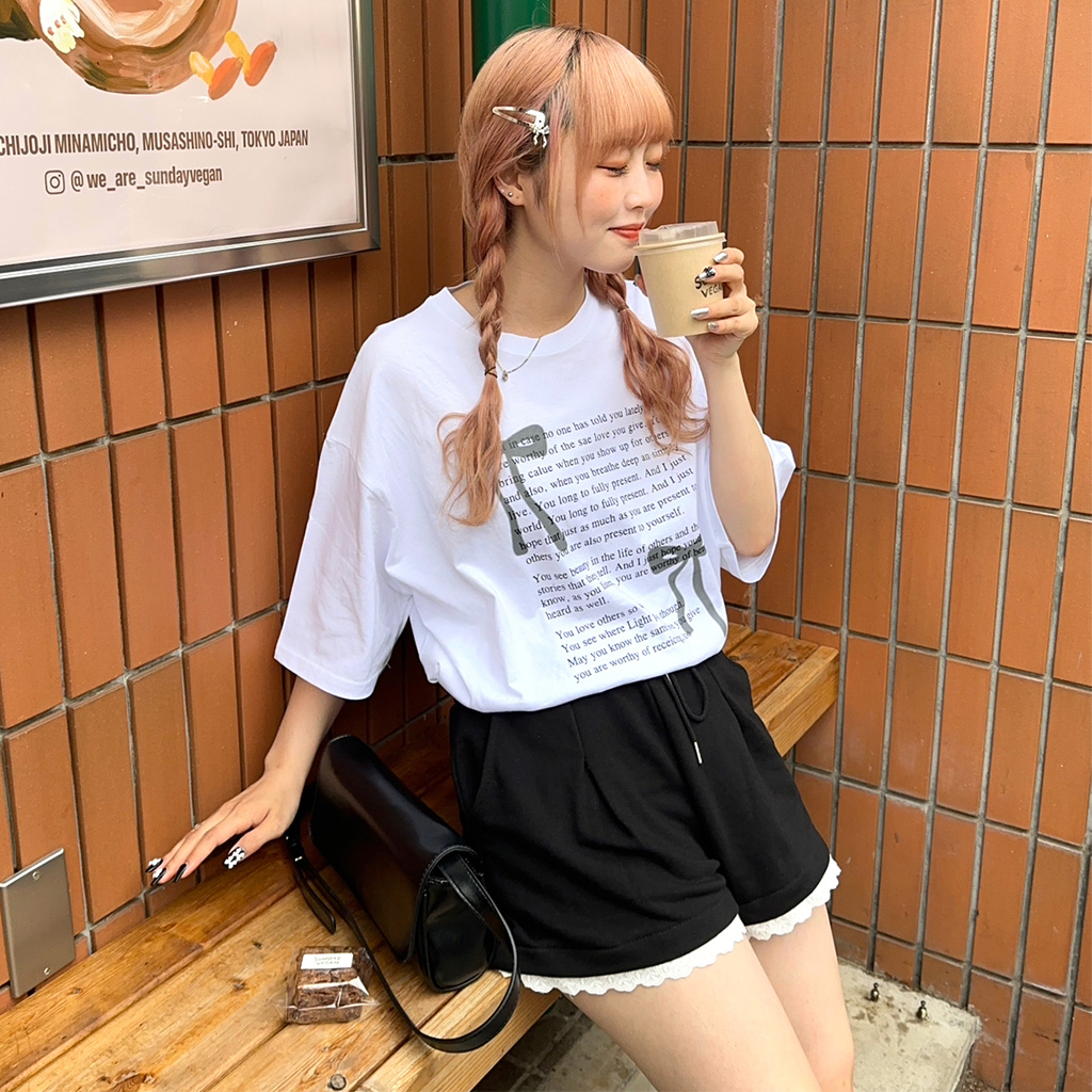 D&G リボンTシャツ Dolce & Gabbana リボンディテール Tシャツ | ホワイト