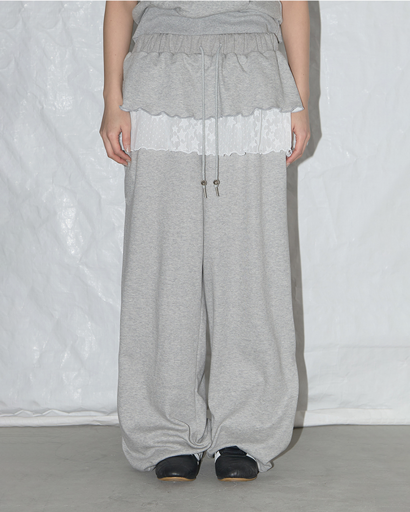 ★ILLIGO★ Star Patch Sweatpants Melange 5011543715 Star Patch Sweatpants Melange | ファッション通販サイト NUGU
