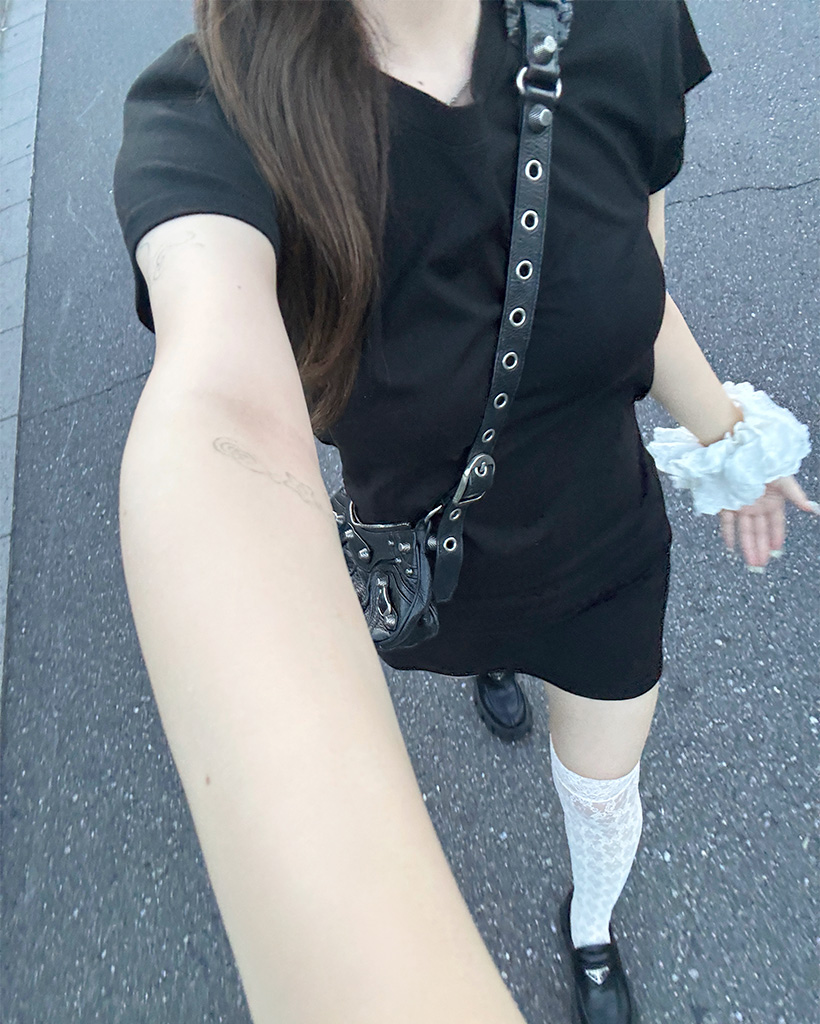 コットンハーフスリーブミニワンピース | ファッション通販サイト NUGU