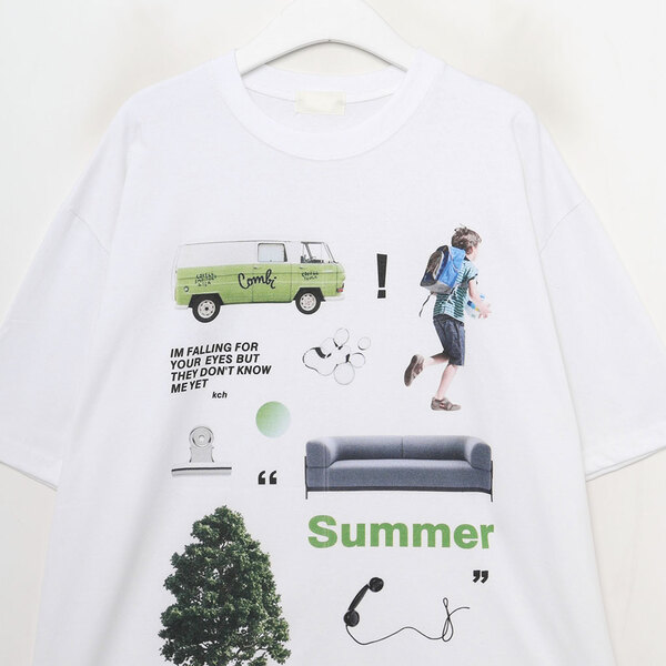 MEDM プリント Tシャツ 半袖 新作 コットン ユニセックス 全5色 ユニセックス】秋〜春まで！厚手USAコットン バックプリント