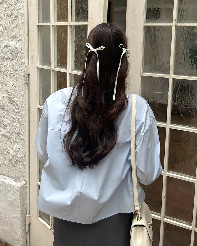 2pcs)サテンリボンヘアピンセット | ファッション通販サイト NUGU