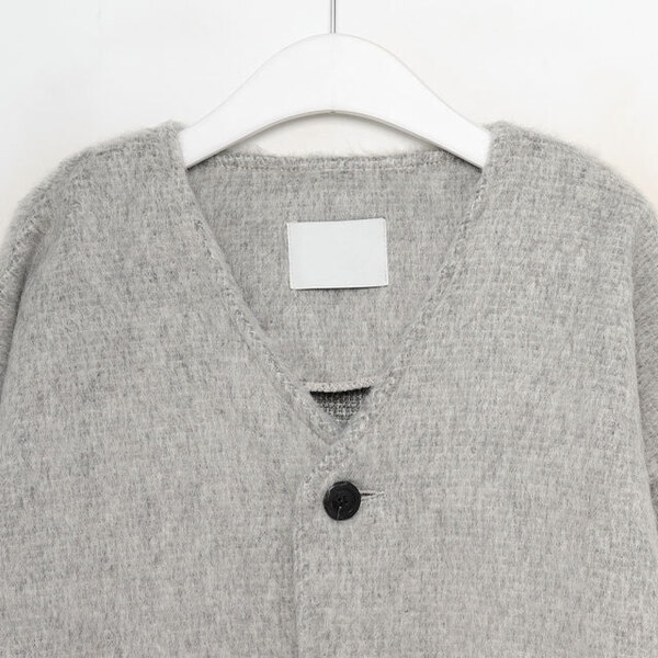 pure wool カーディガン プードルニット ZIPカーディガン / UNFILO | ファッション通販