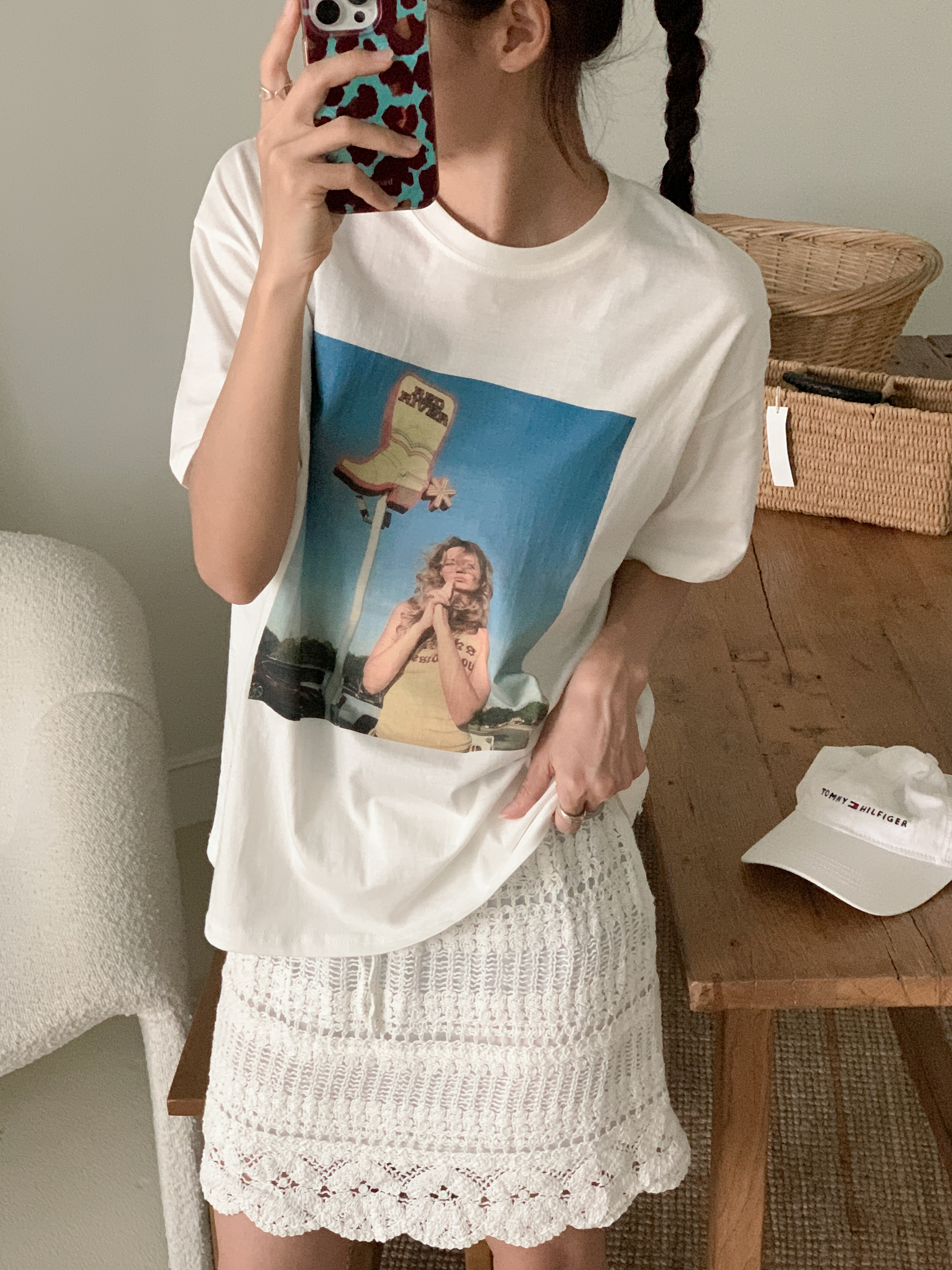 グラフィック半袖Tシャツ