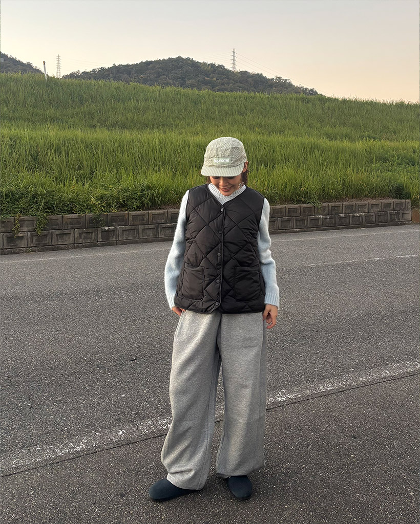 バルーンワイドスウェットパンツ